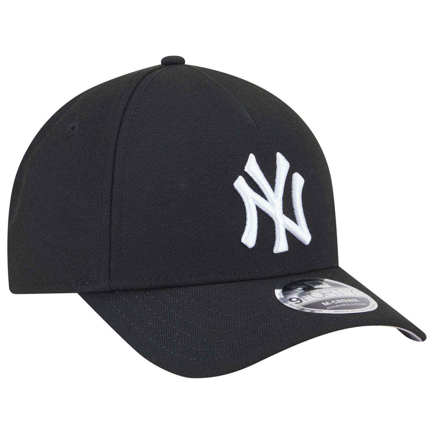 New Era Yankees 940M Crown A Frame Cap - Men's - Black/White