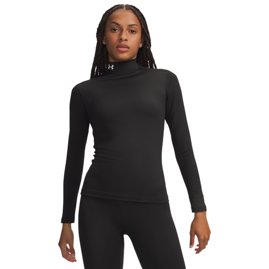 Under Armour Coldgear Mock - Women's - Black/White