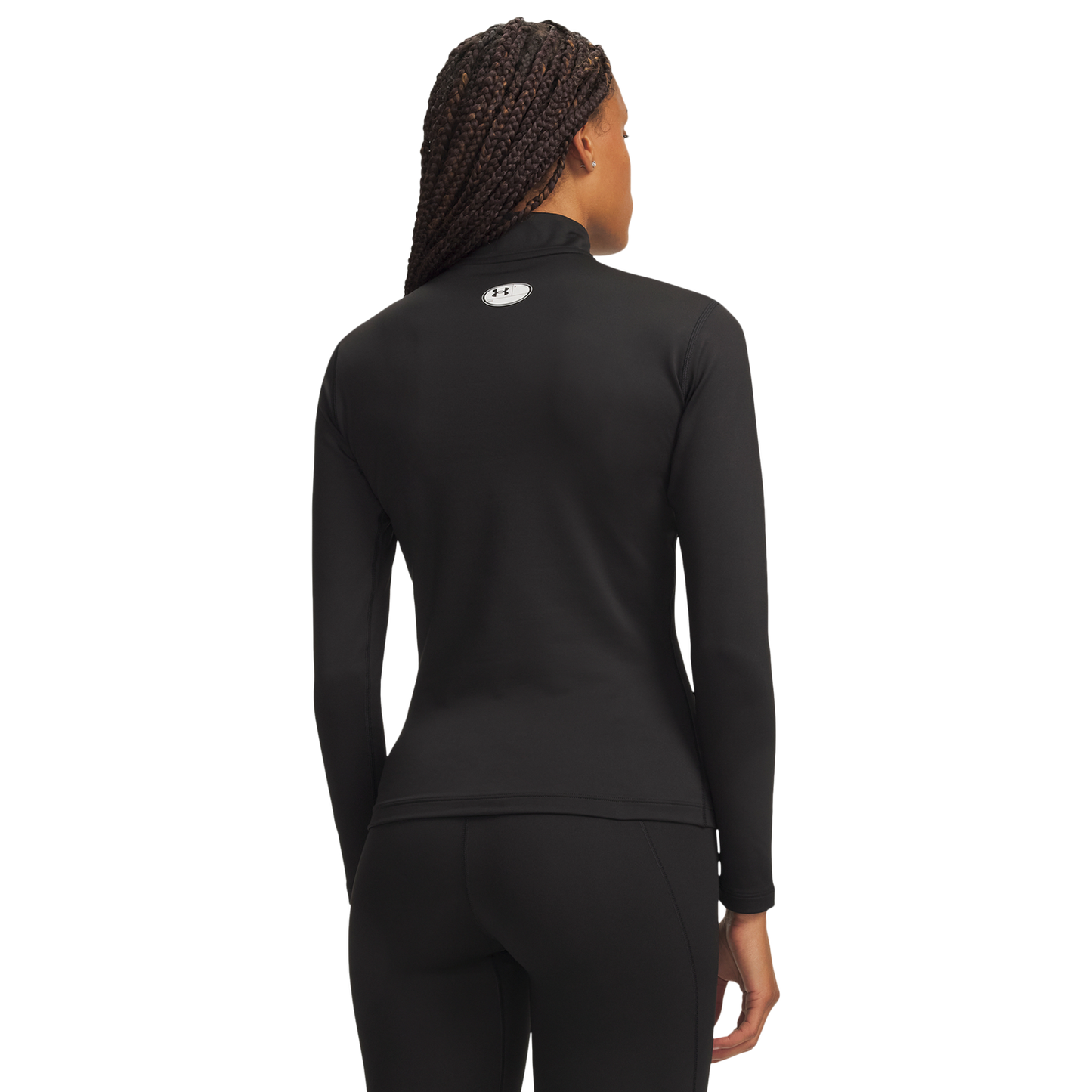 Under Armour Coldgear Mock - Women's - Black/White