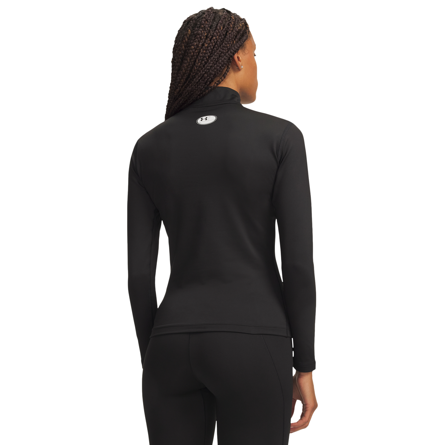 Under Armour Coldgear Mock - Women's - Black/White