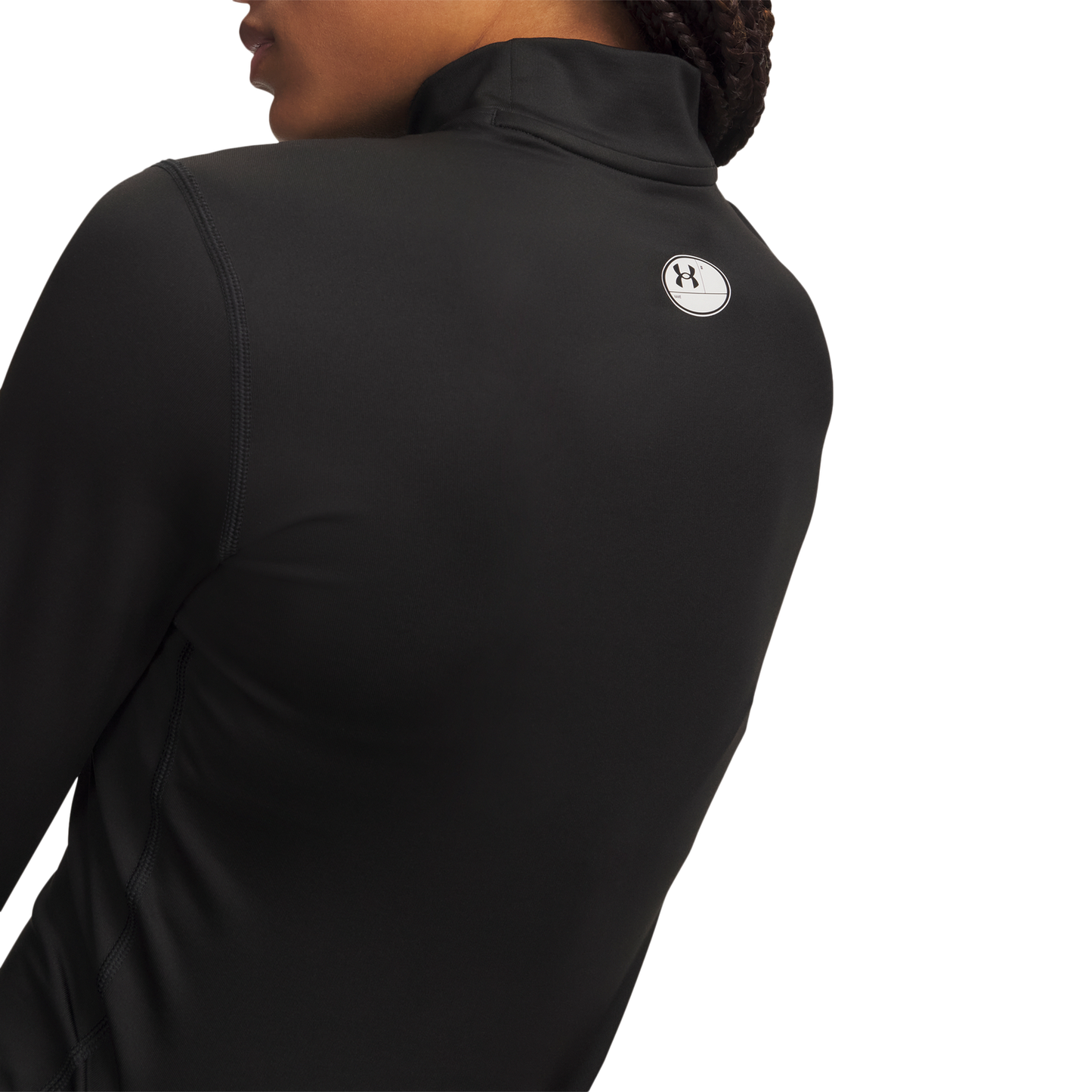 Under Armour Coldgear Mock - Women's - Black/White