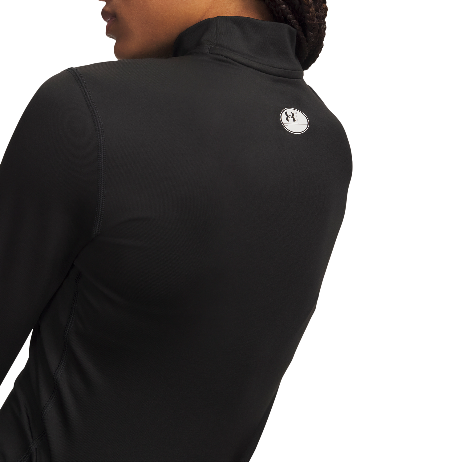 Under Armour Coldgear Mock - Women's - Black/White