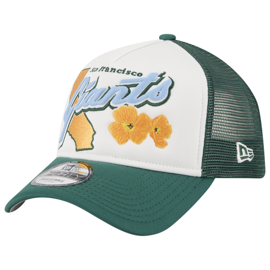 New Era Giants State Flower Cap - Men's - Green/White