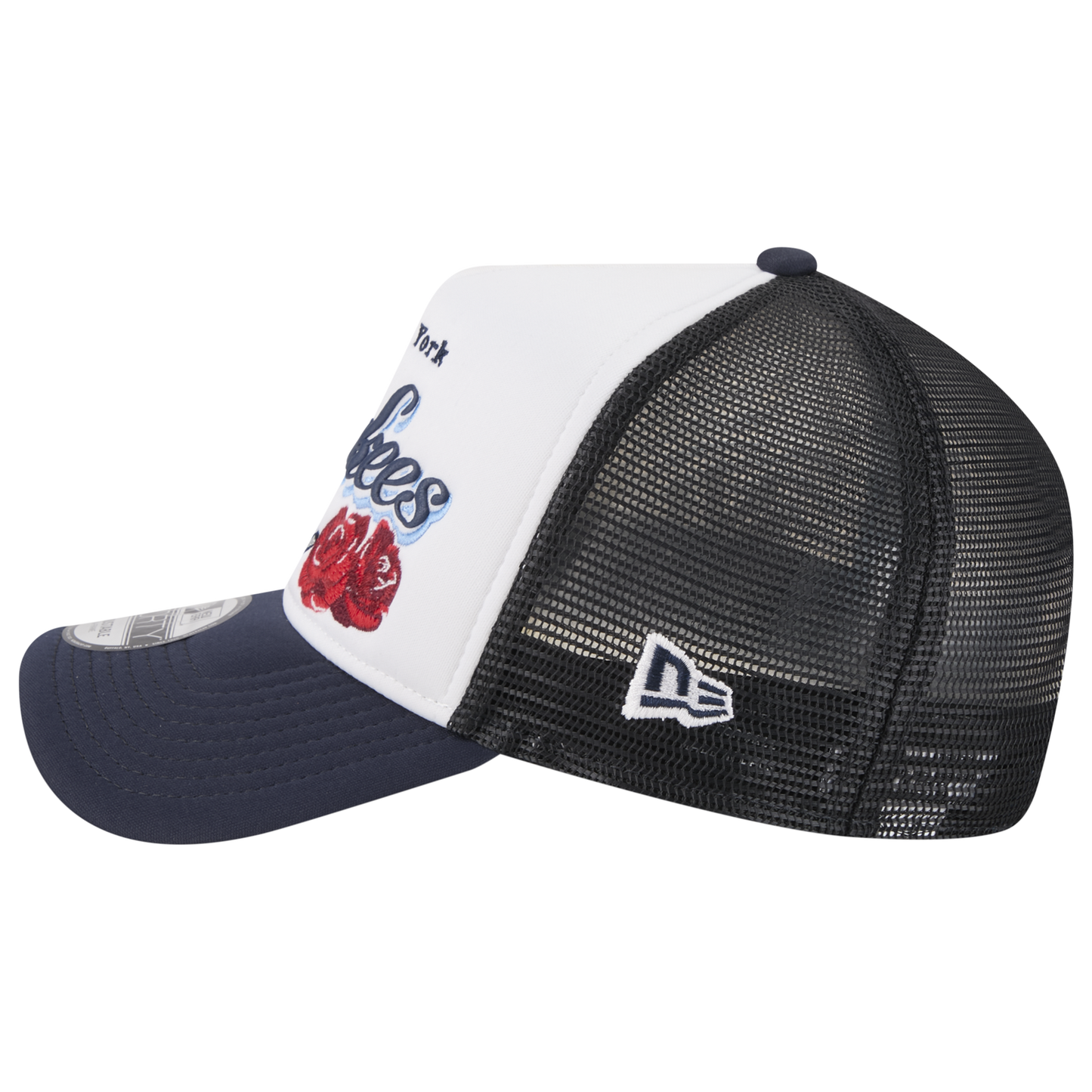 New Era Yankees State Flower Cap - Men's - White/Navy