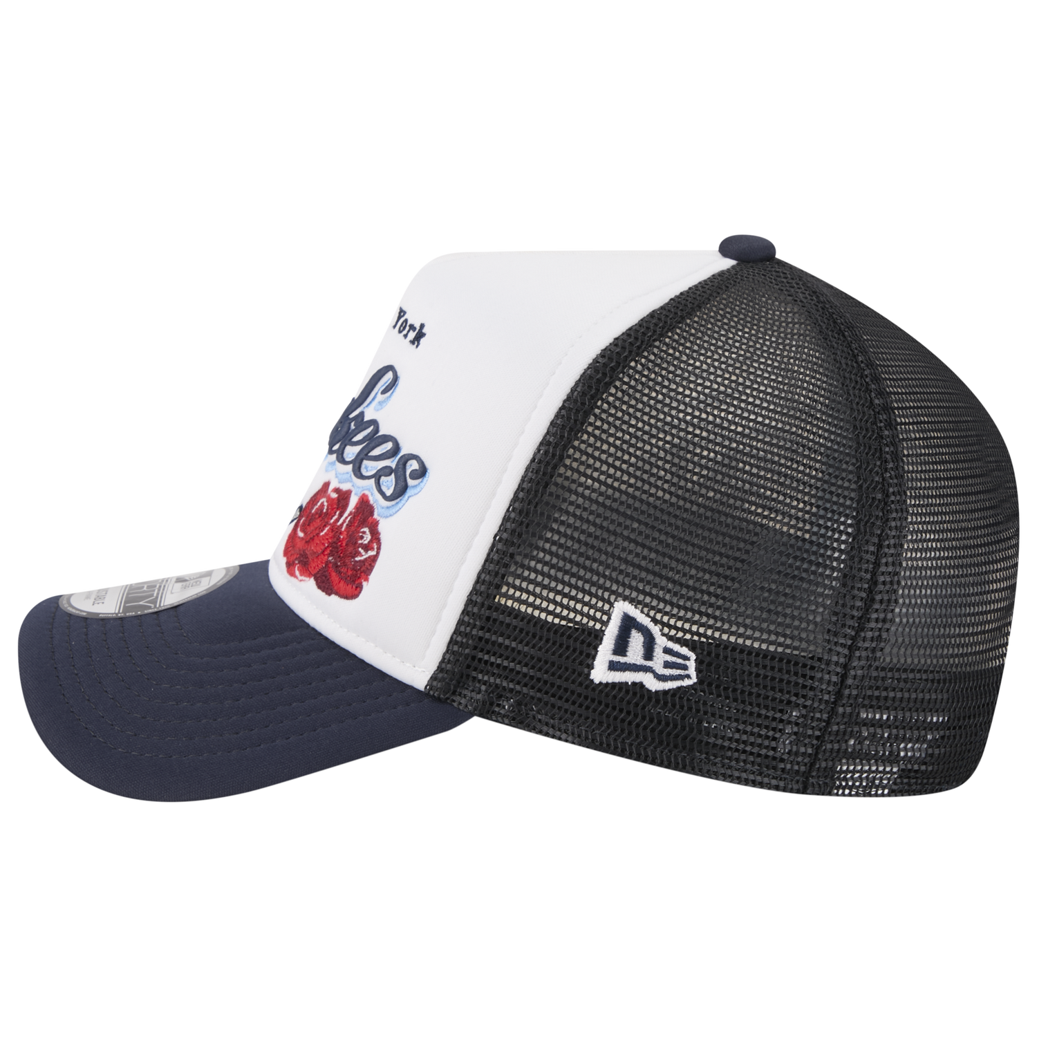 New Era Yankees State Flower Cap - Men's - White/Navy