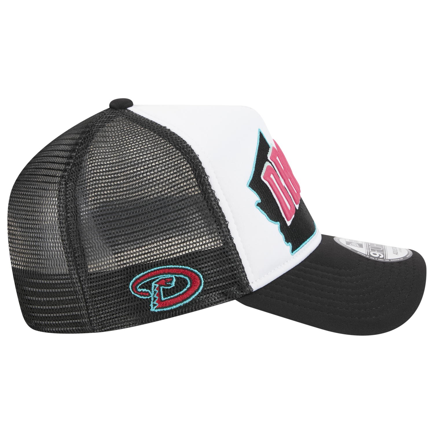 New Era Diamondbacks State Flower Cap - Men's - White/Black