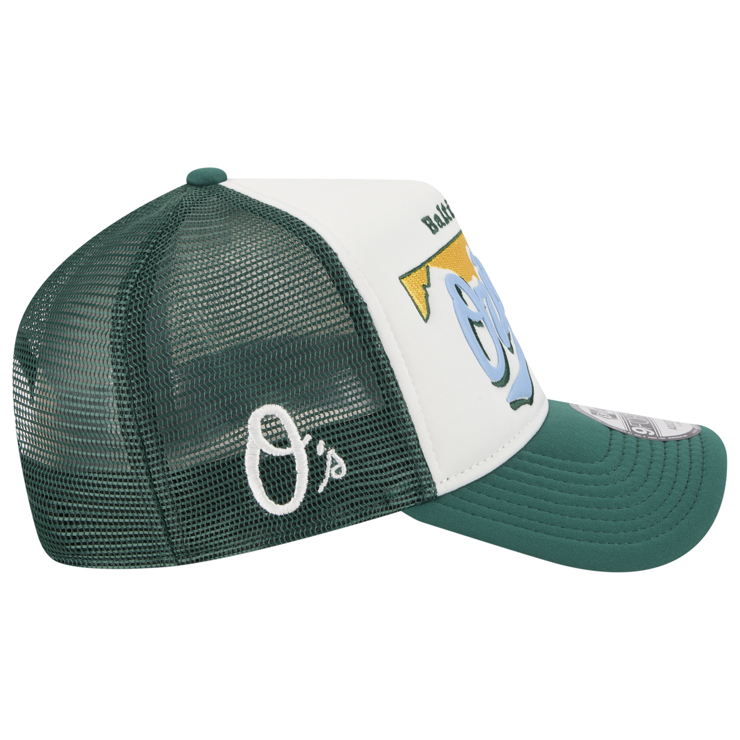 New Era Orioles State Flower Cap - Men's - White/Green