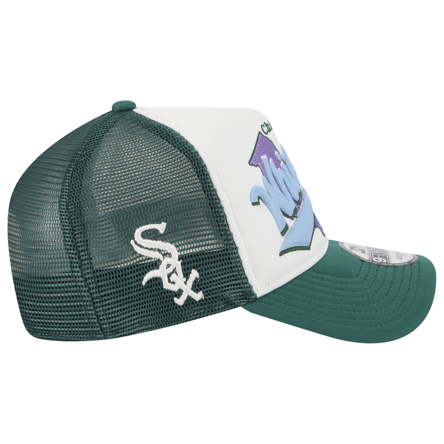 New Era White Sox State Flower Cap - Men's - White/Green
