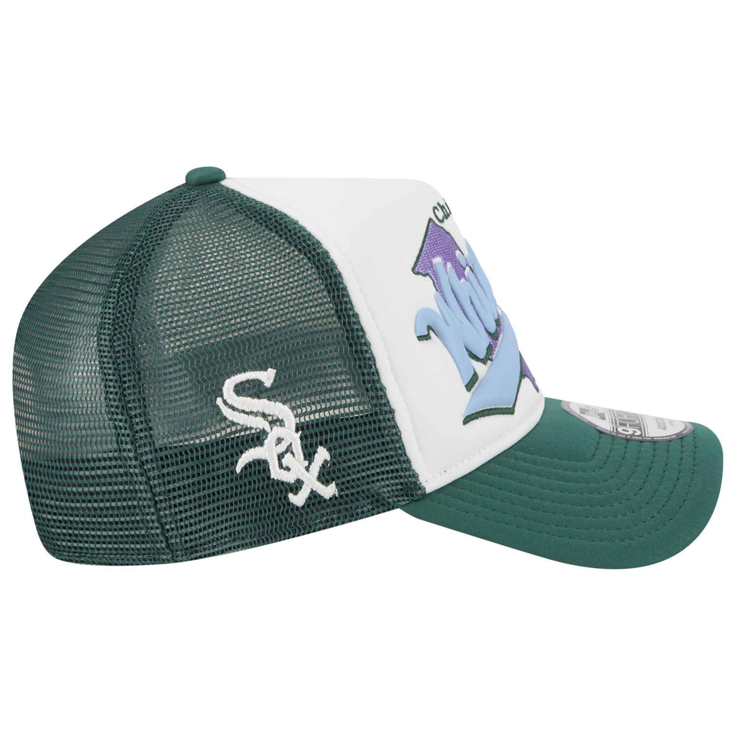 New Era White Sox State Flower Cap - Men's - White/Green