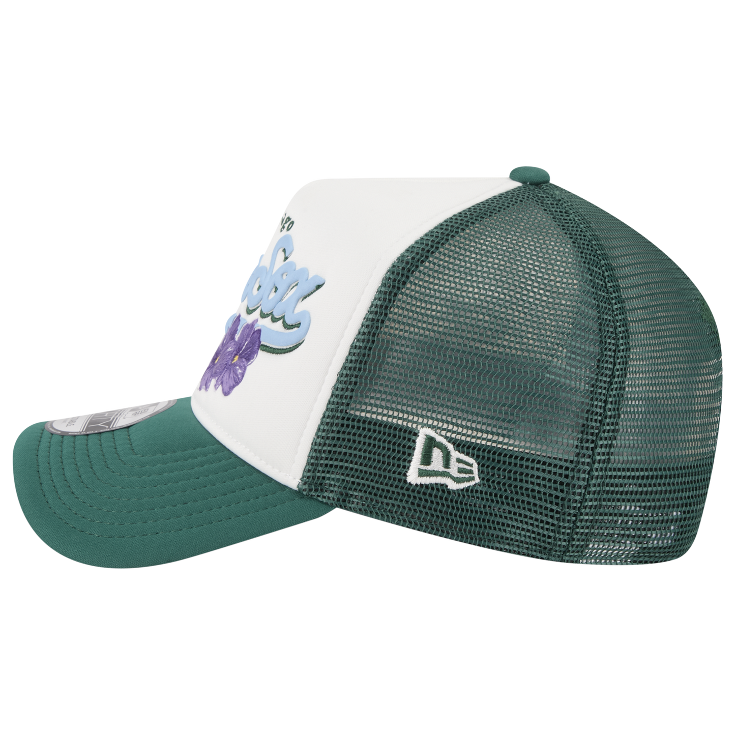 New Era White Sox State Flower Cap - Men's - White/Green