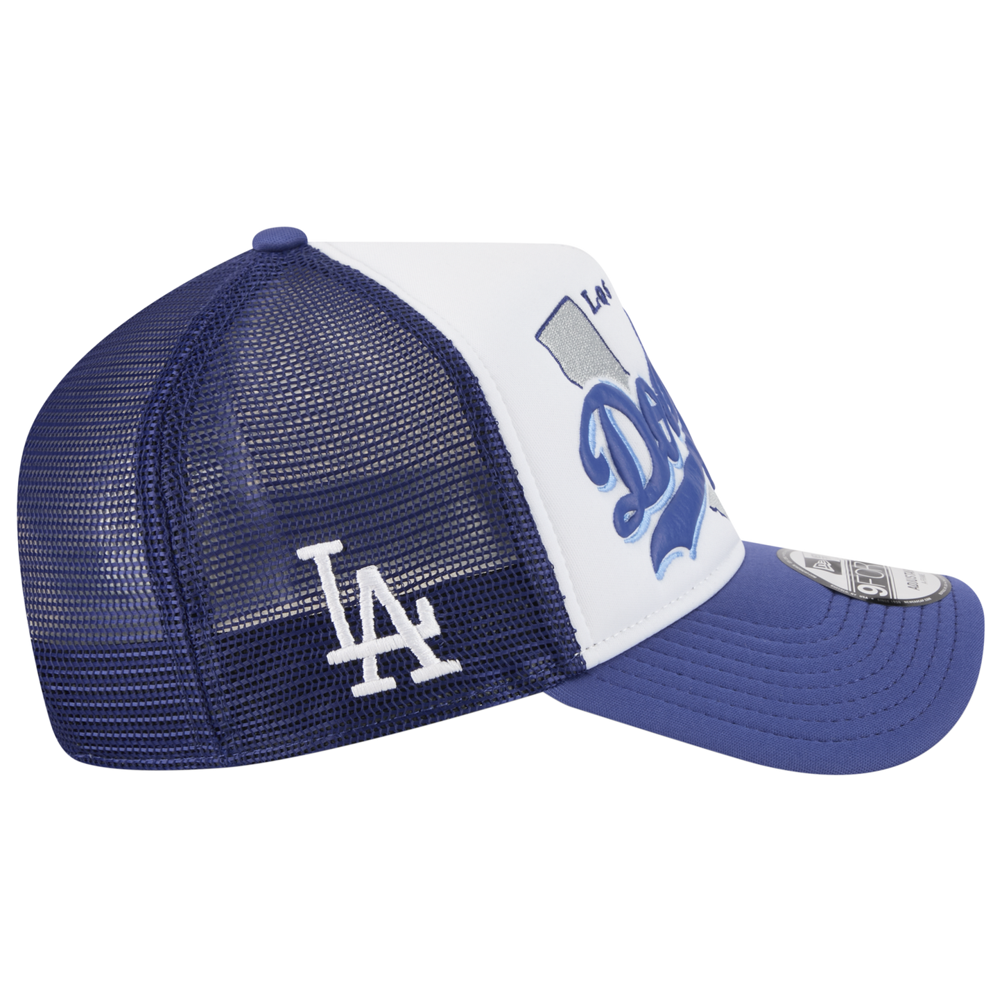 New Era Dodgers State Flower Cap - Men's - Blue/White