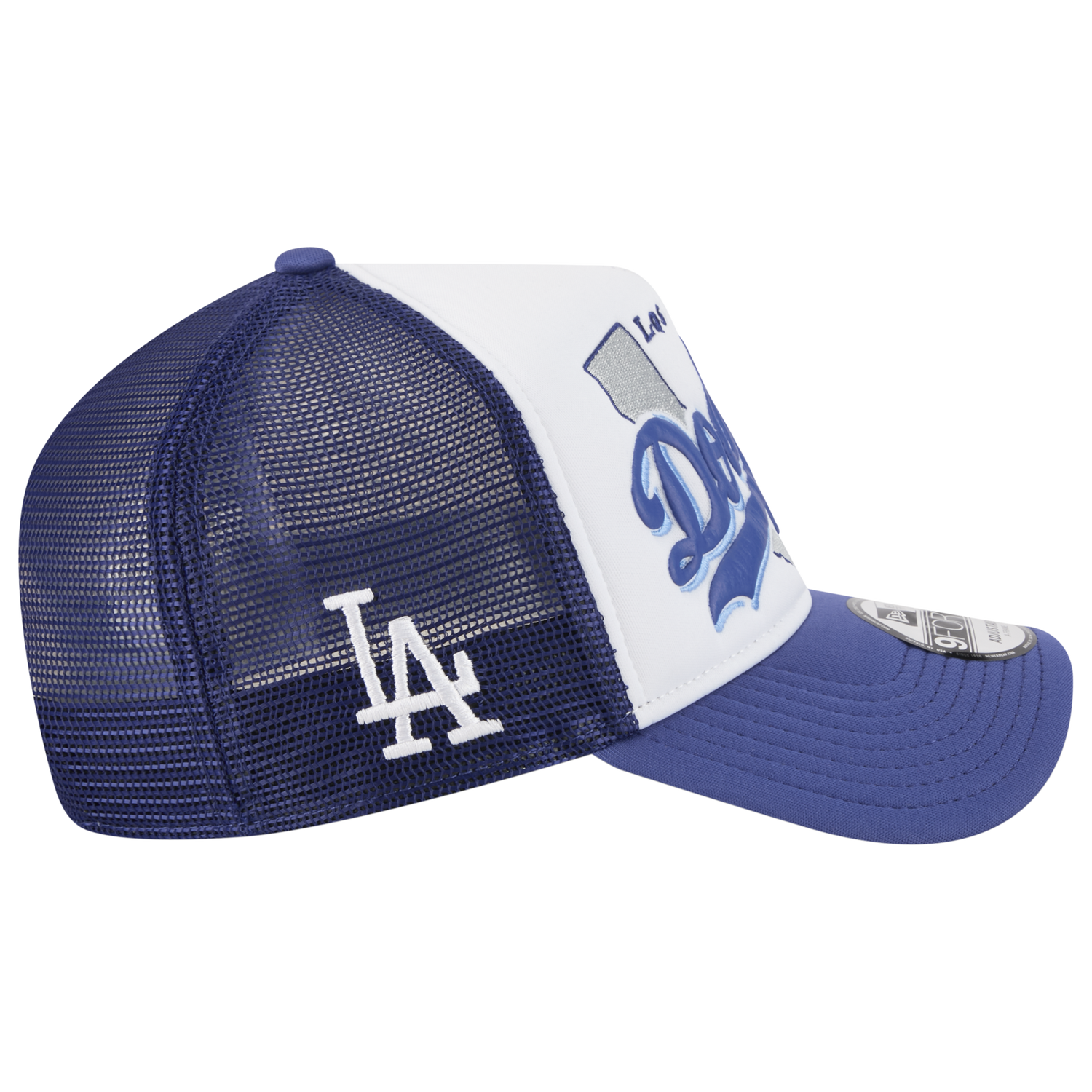 New Era Dodgers State Flower Cap - Men's - Blue/White