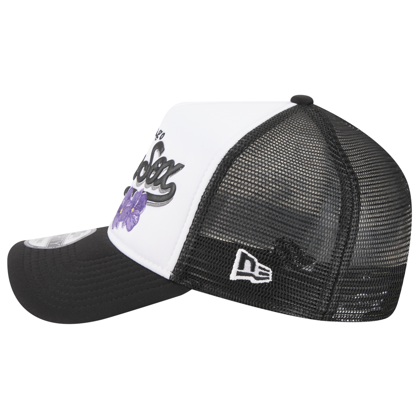 New Era White Sox State Flower Cap - Men's - White/Black