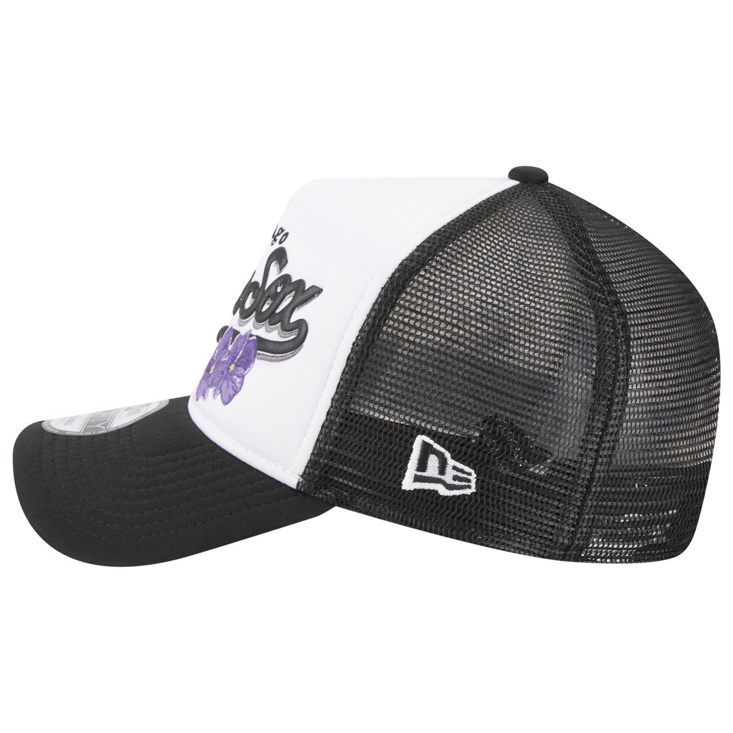 New Era White Sox State Flower Cap - Men's - White/Black
