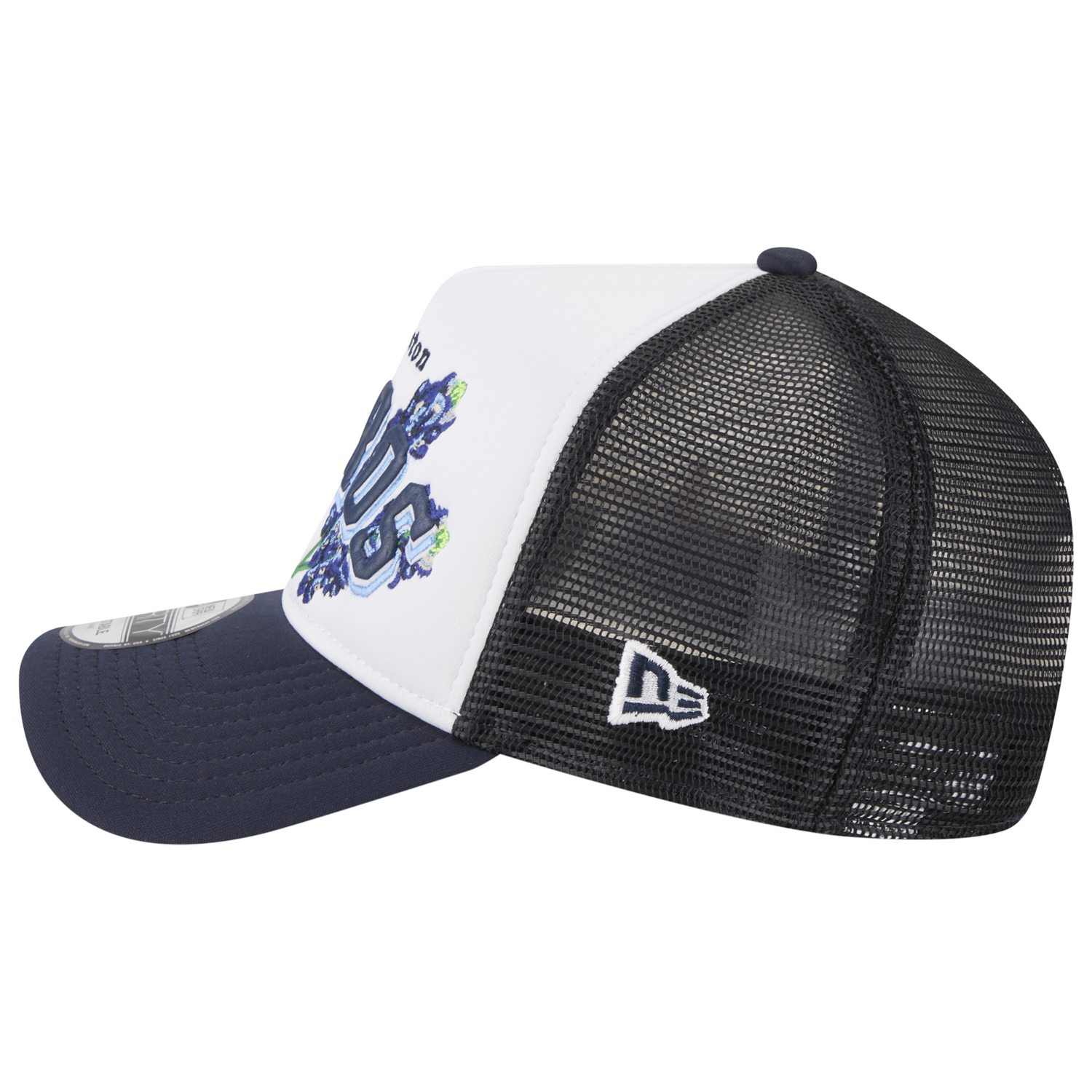 New Era Astros State Flower Cap - Men's - Navy/White