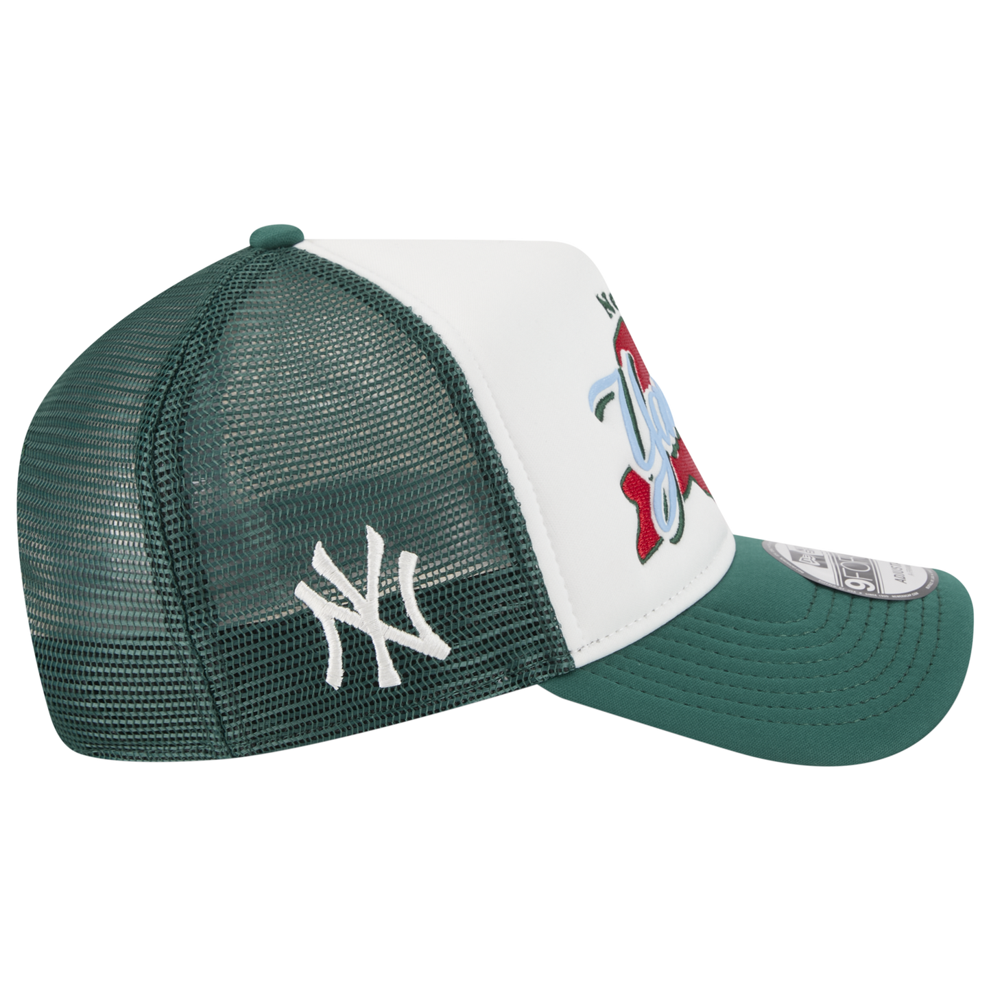 New Era Yankees State Flower Cap - Men's - Green/White
