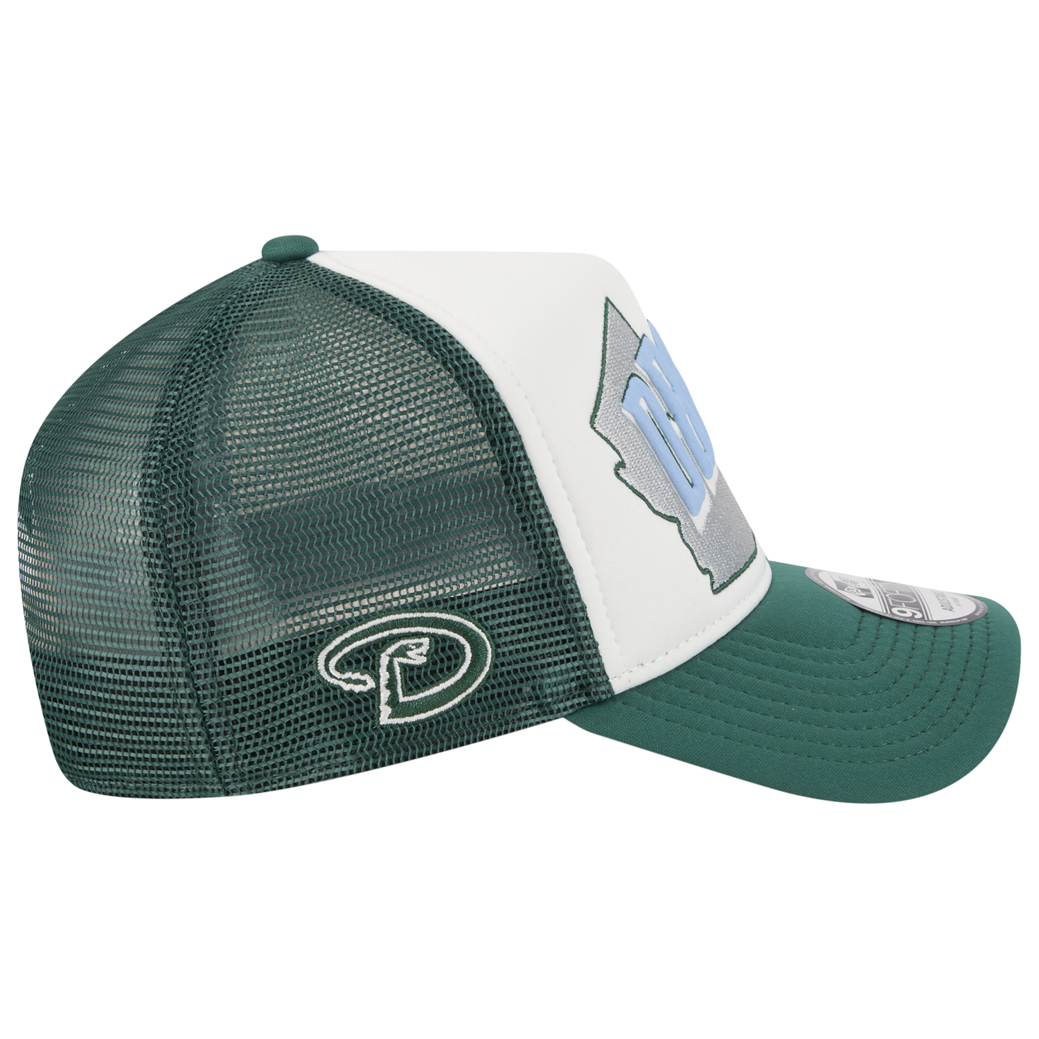 New Era Diamondbacks State Flower Cap - Men's - White/Green