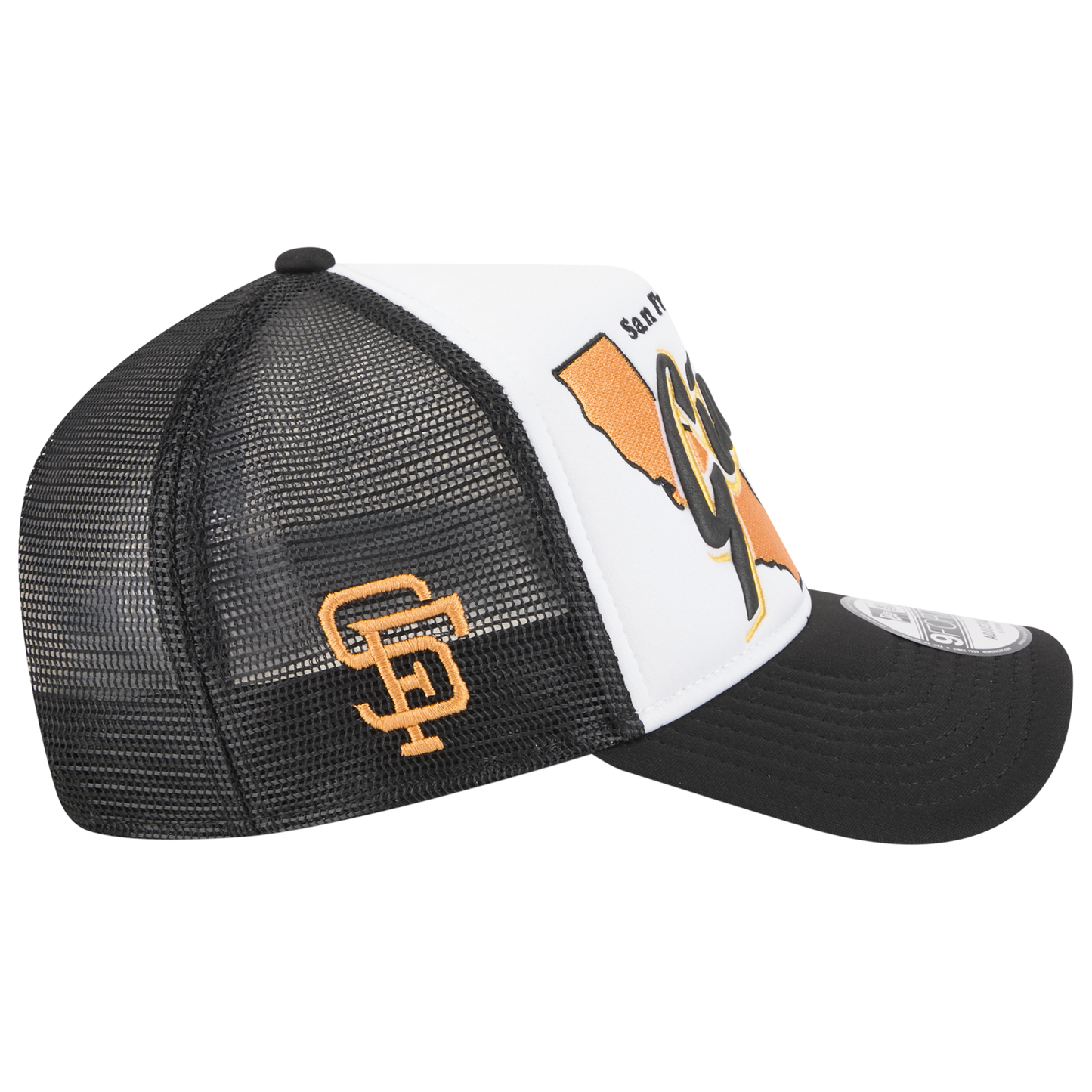 New Era Giants State Flower Cap - Men's - Black/White