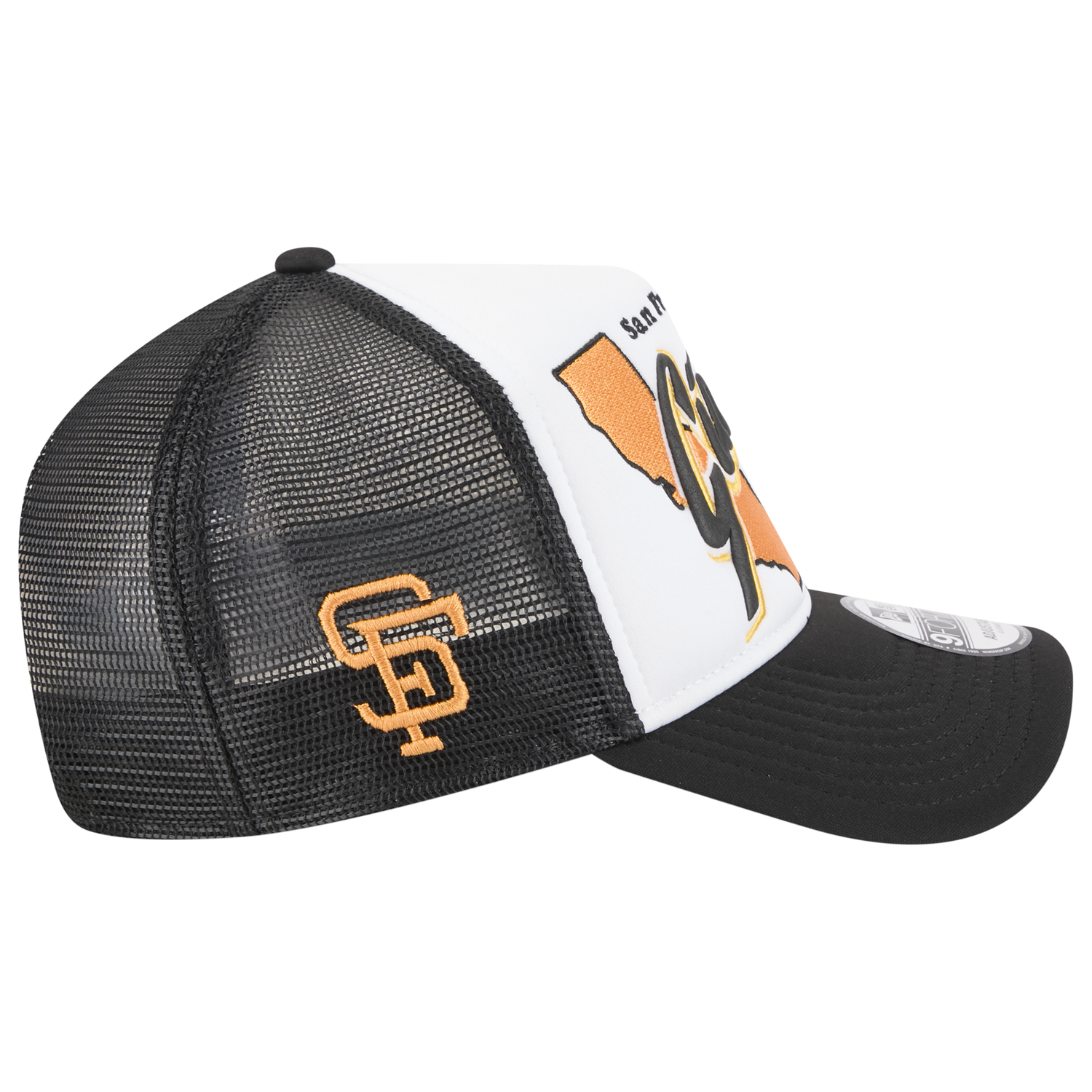 New Era Giants State Flower Cap - Men's - Black/White