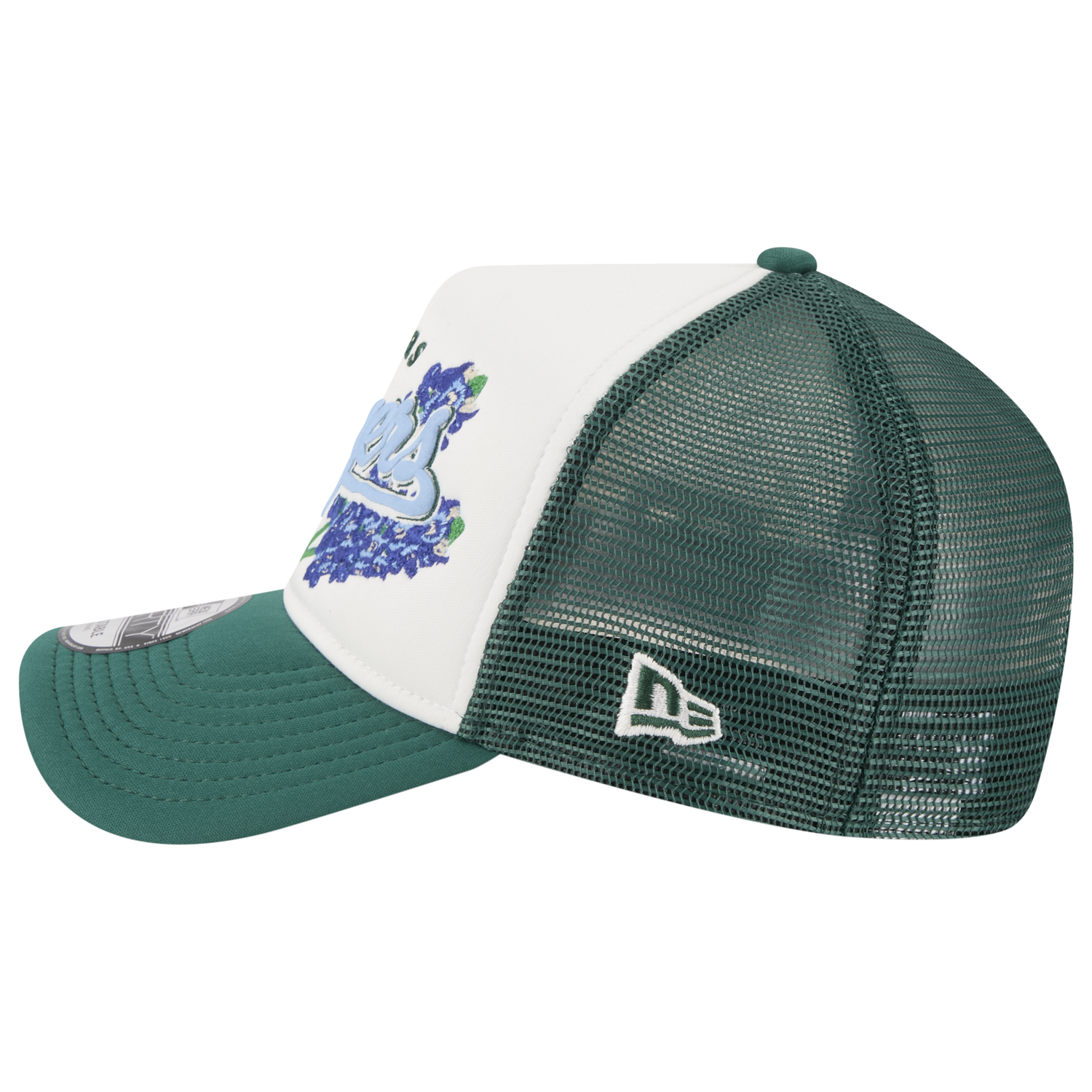 New Era Rangers State Flower Cap - Men's - White/Green