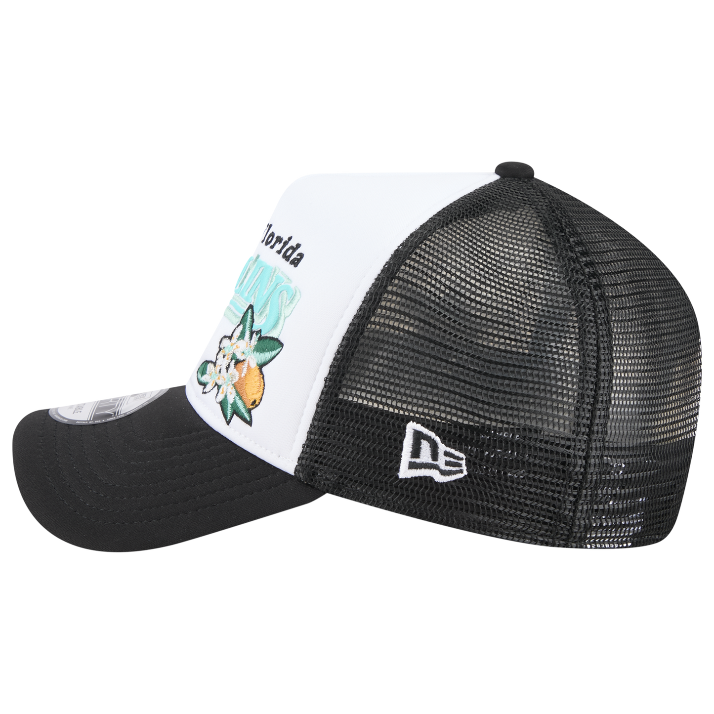 New Era Marlins State Flower Cap - Men's - Teal/White