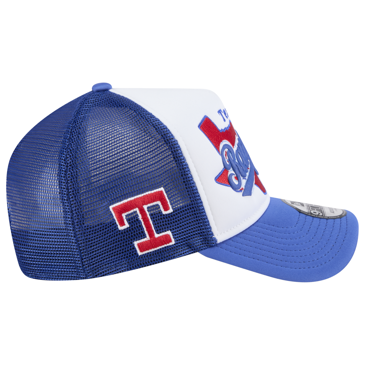 New Era Rangers State Flower Cap - Men's - White/Navy