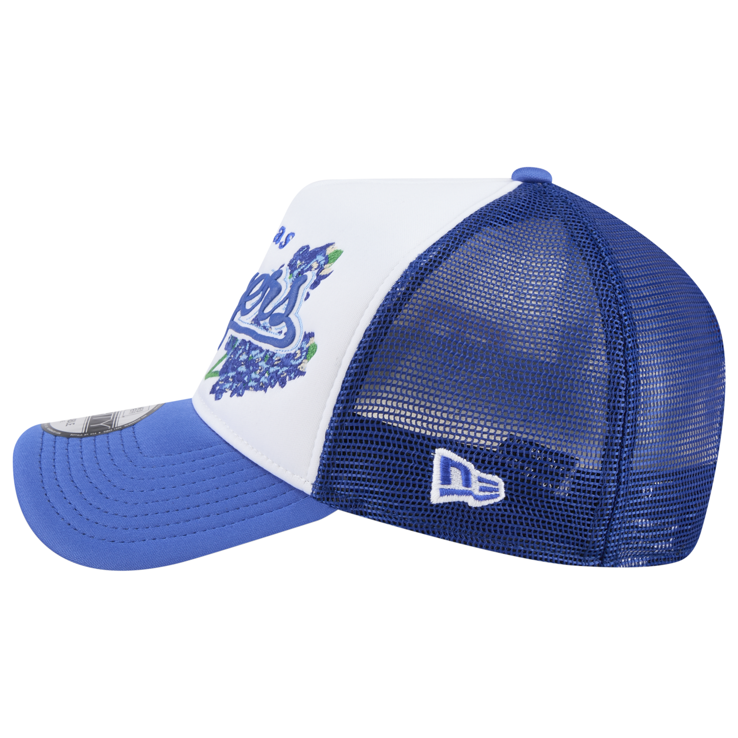 New Era Rangers State Flower Cap - Men's - White/Navy