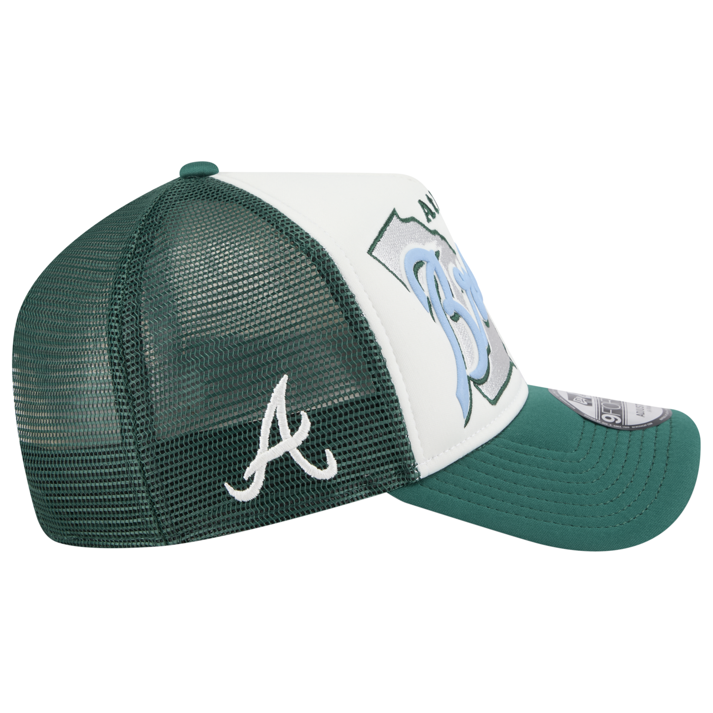 New Era Braves State Flower Cap - Men's - White/Green
