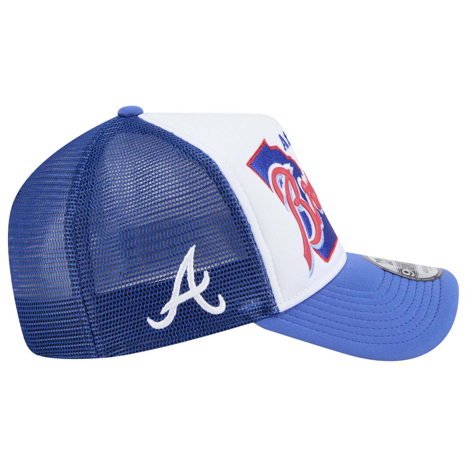 New Era Braves State Flower Cap - Men's - White/Navy