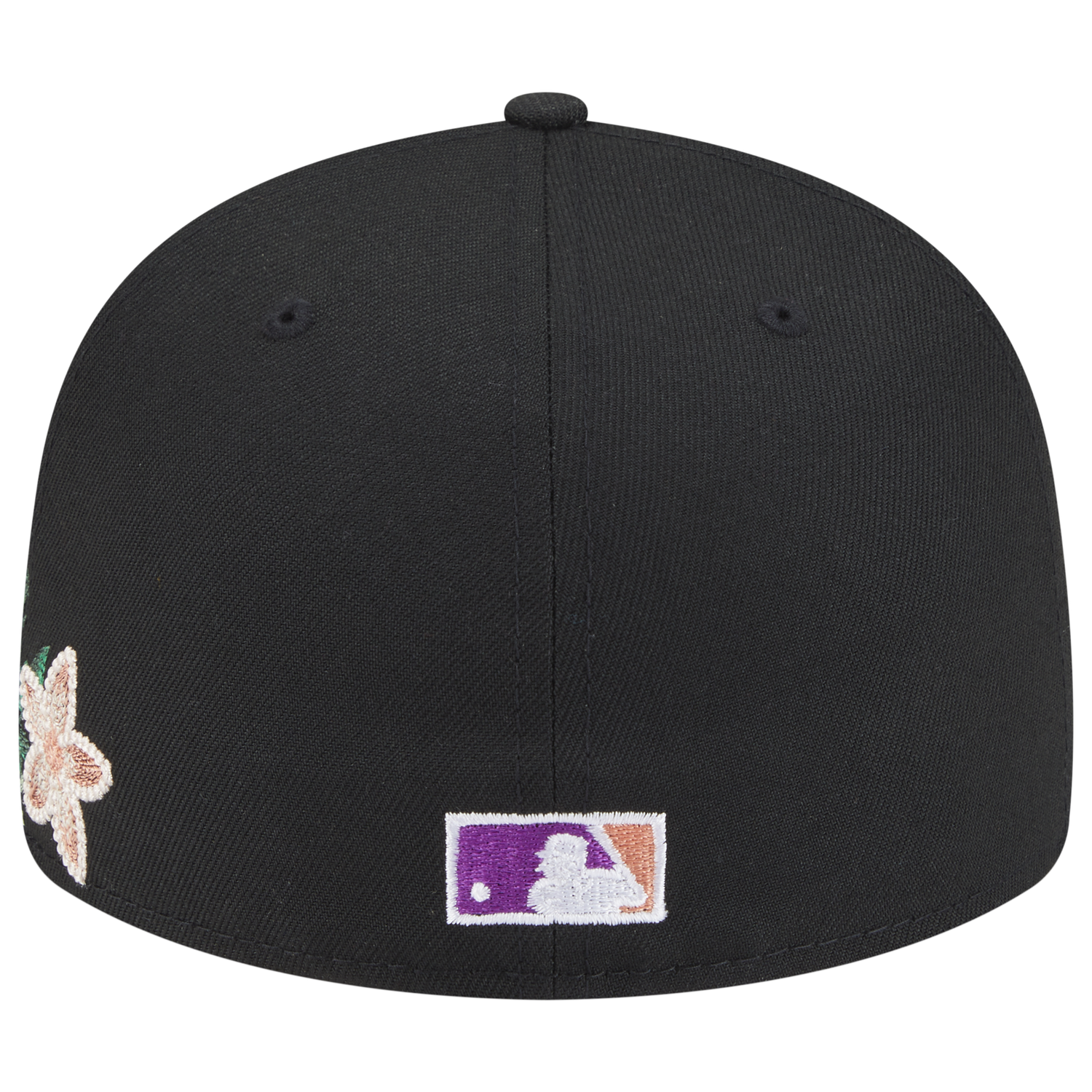 New Era Marlins Tonal Florals Cap - Men's - Black/Black