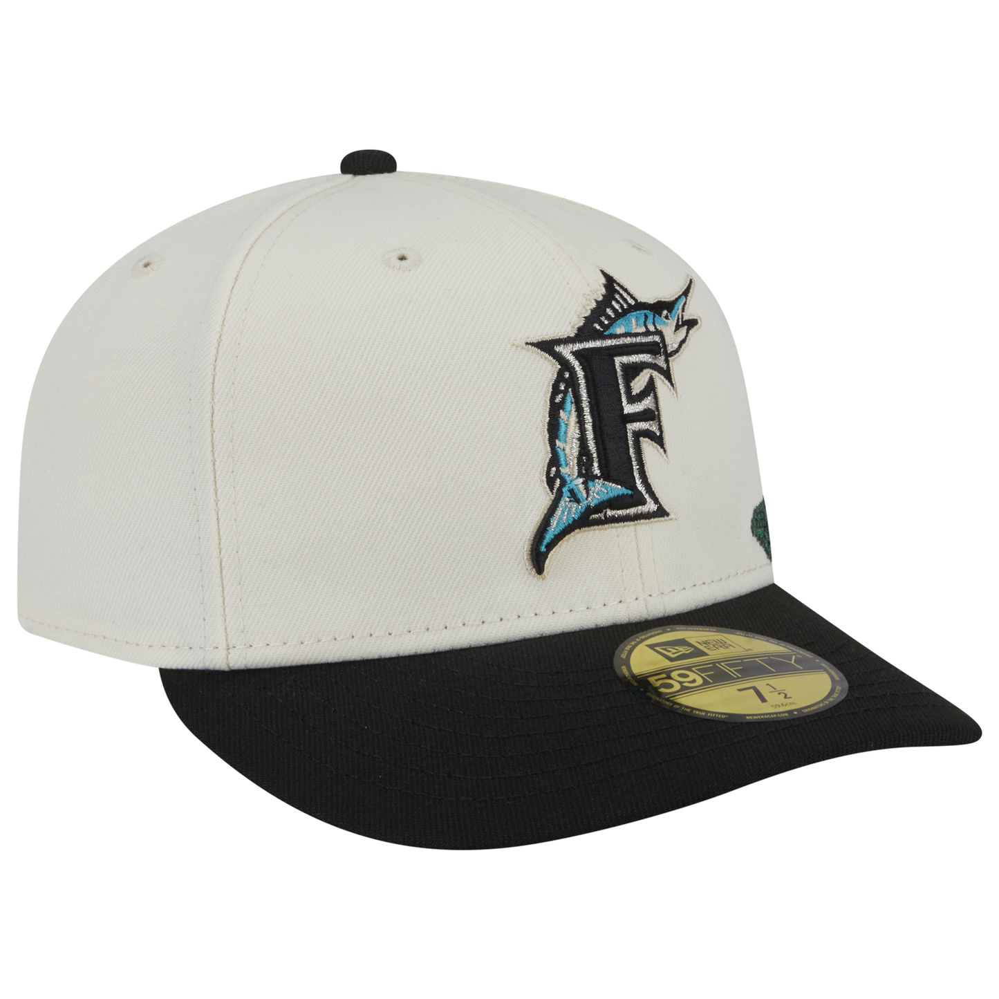 New Era Marlins Tonal Florals Cap - Men's - Teal/White