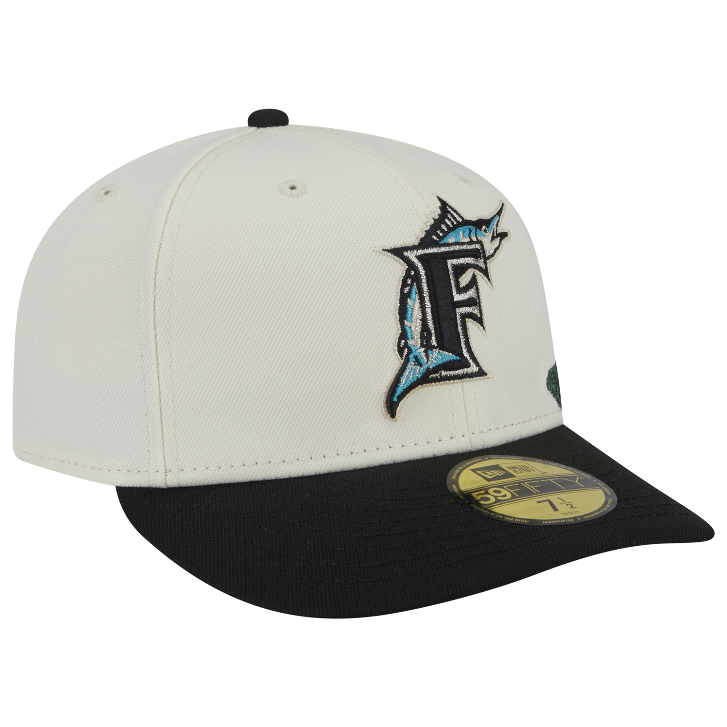 New Era Marlins Tonal Florals Cap - Men's - Teal/White