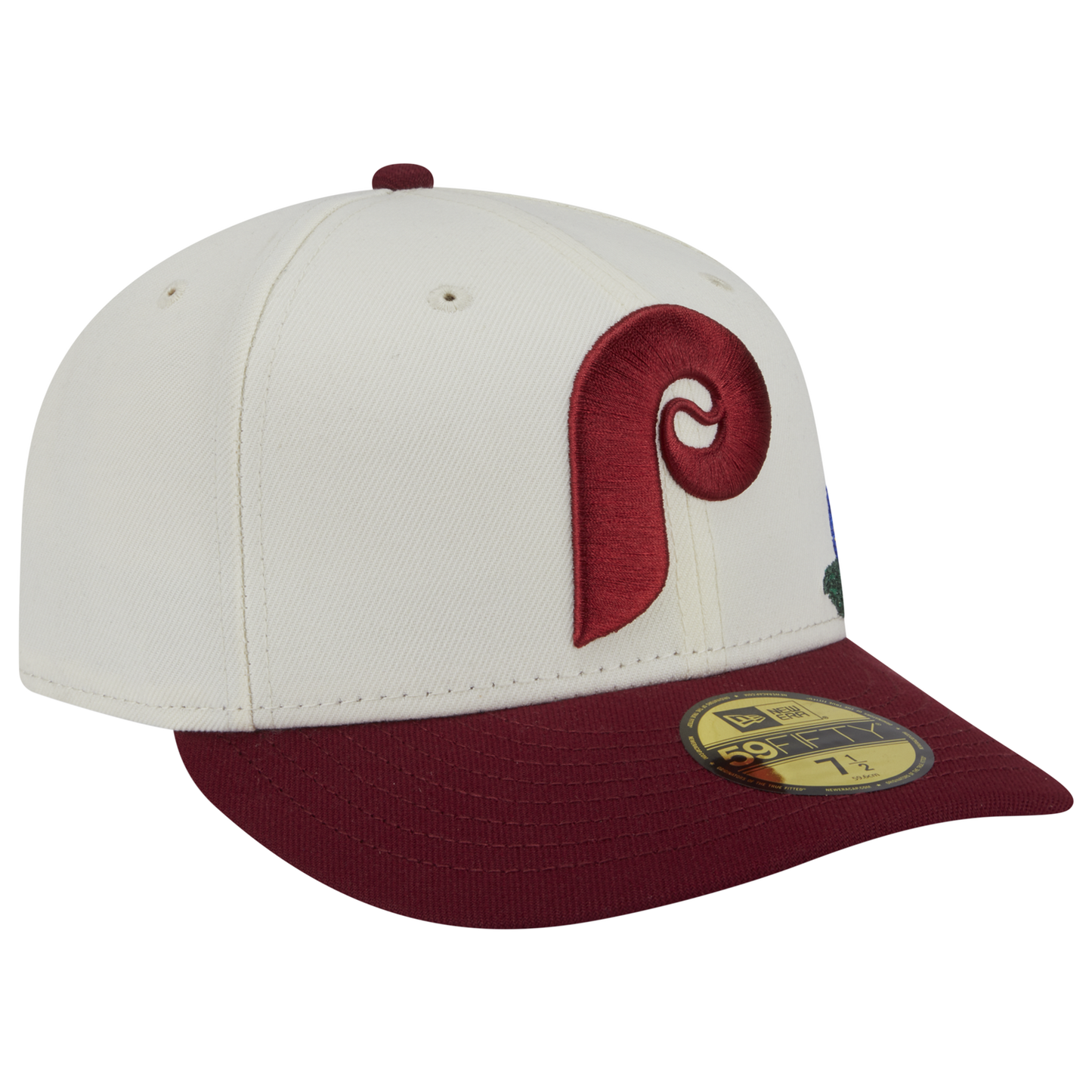New Era Phillies Tonal Florals Cap - Men's - White/Red