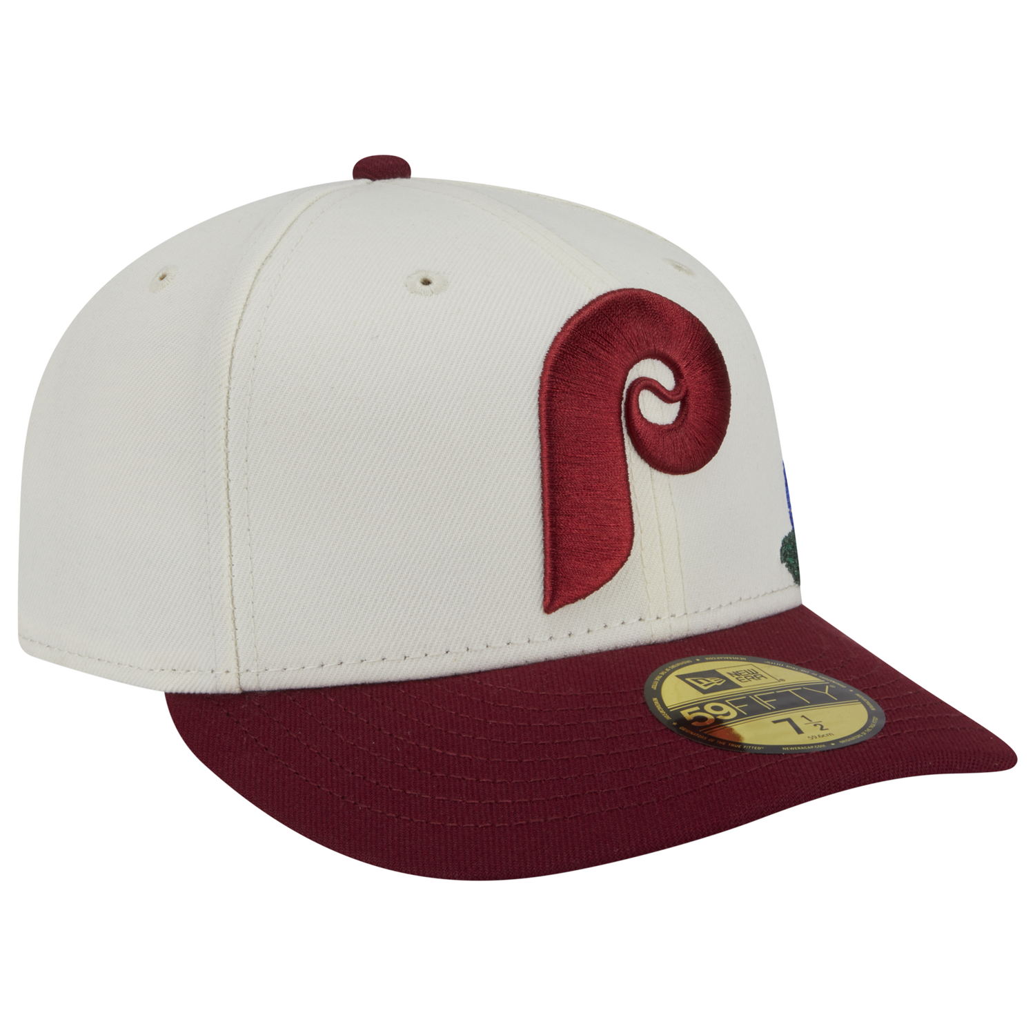 New Era Phillies Tonal Florals Cap - Men's - White/Red