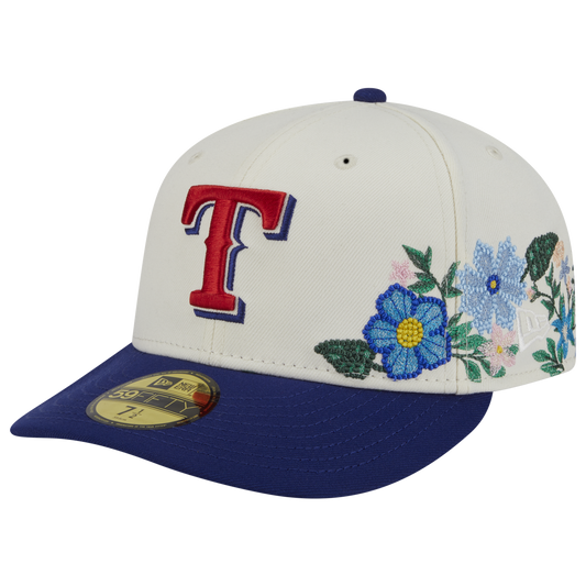 New Era Rangers Tonal Florals Cap - Men's - Navy/White