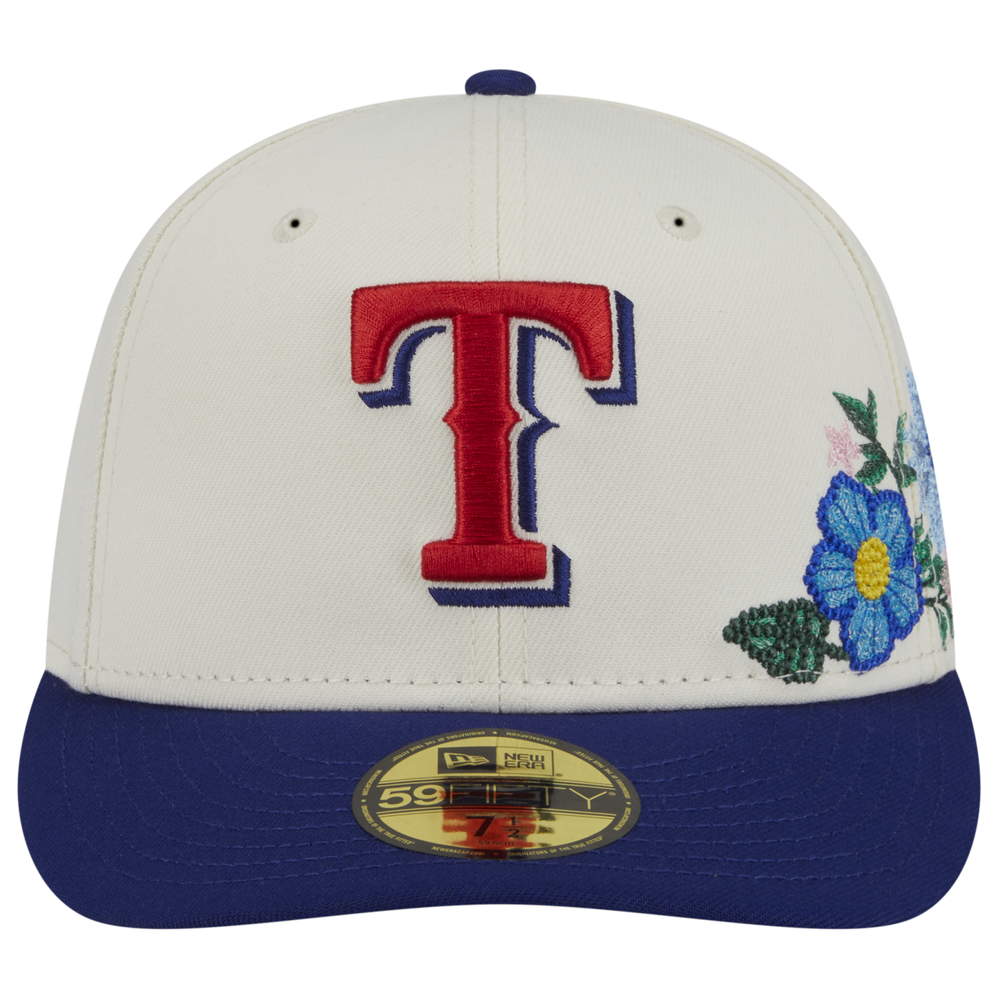 New Era Rangers Tonal Florals Cap - Men's - Navy/White