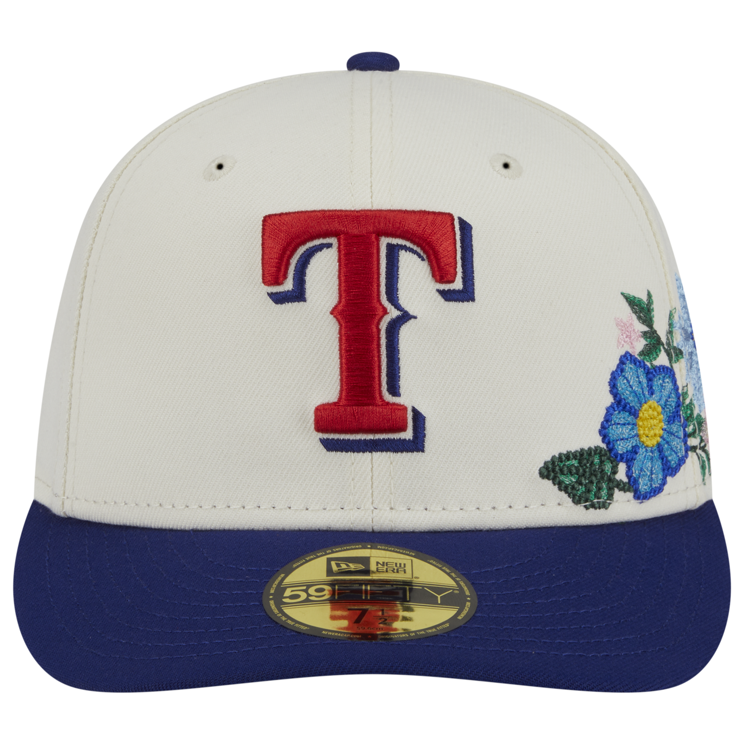 New Era Rangers Tonal Florals Cap - Men's - Navy/White