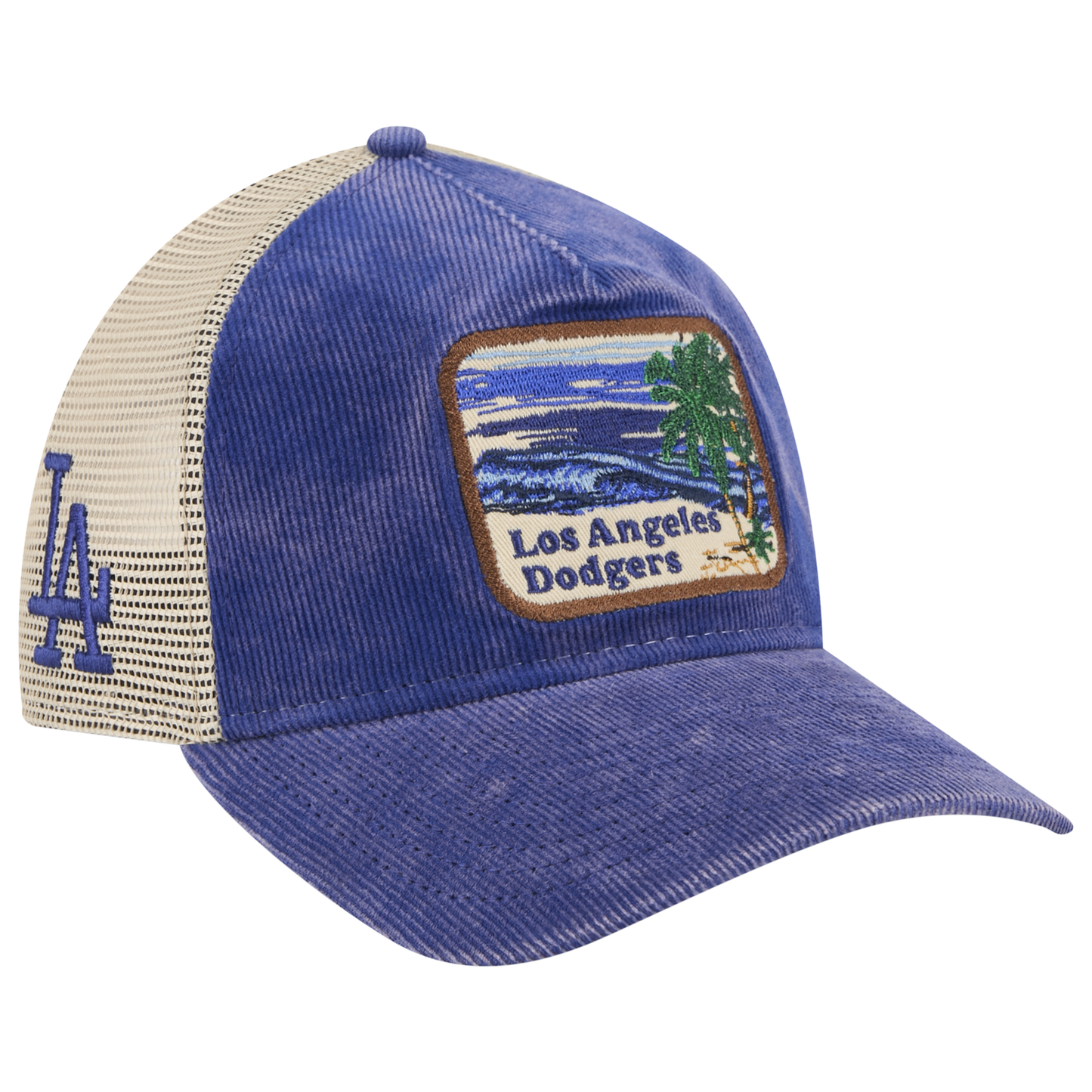 New Era Dodgers Vintage Landscape Cap - Men's - Blue/White