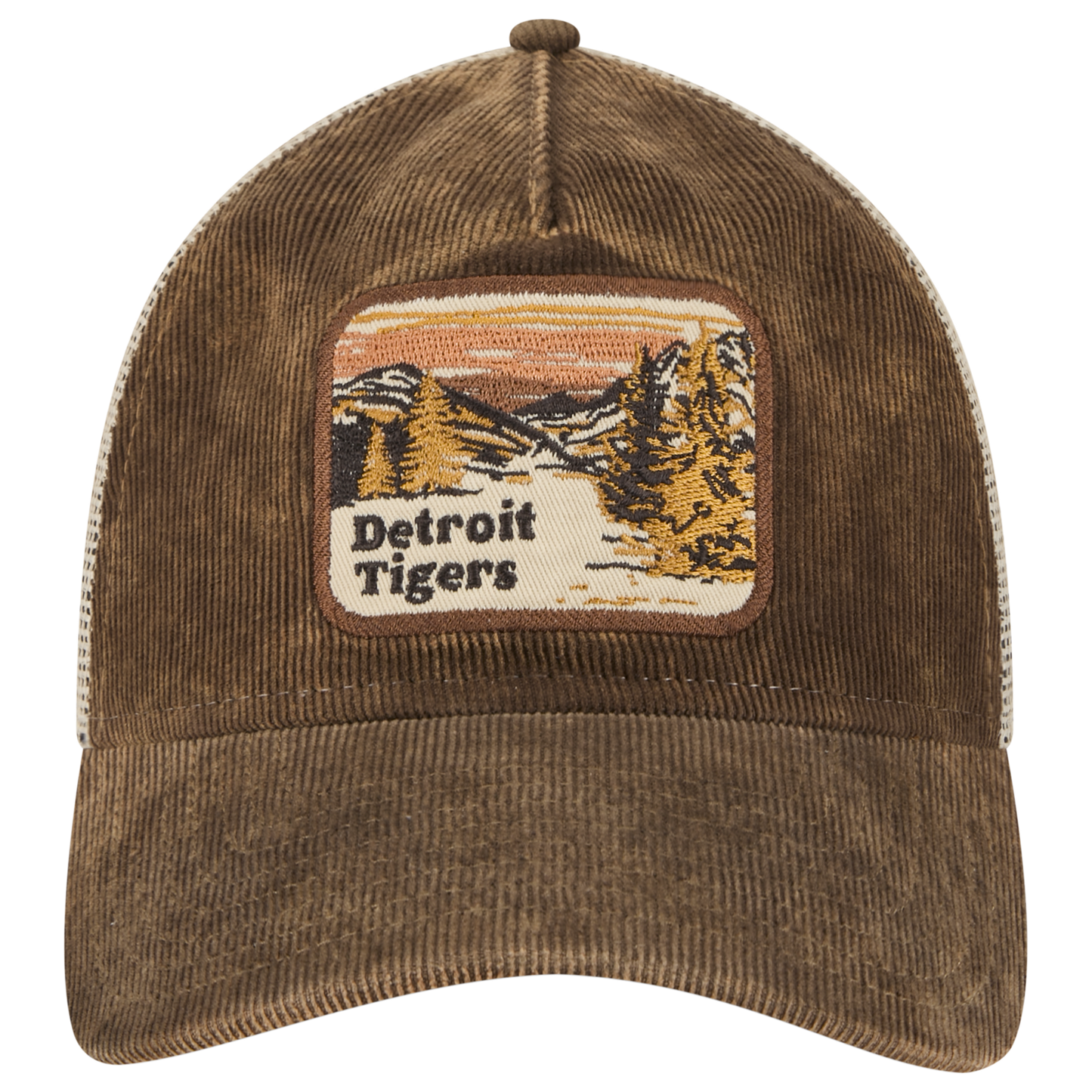 New Era Tigers Vintage Landscape Cap - Men's - Brown/White