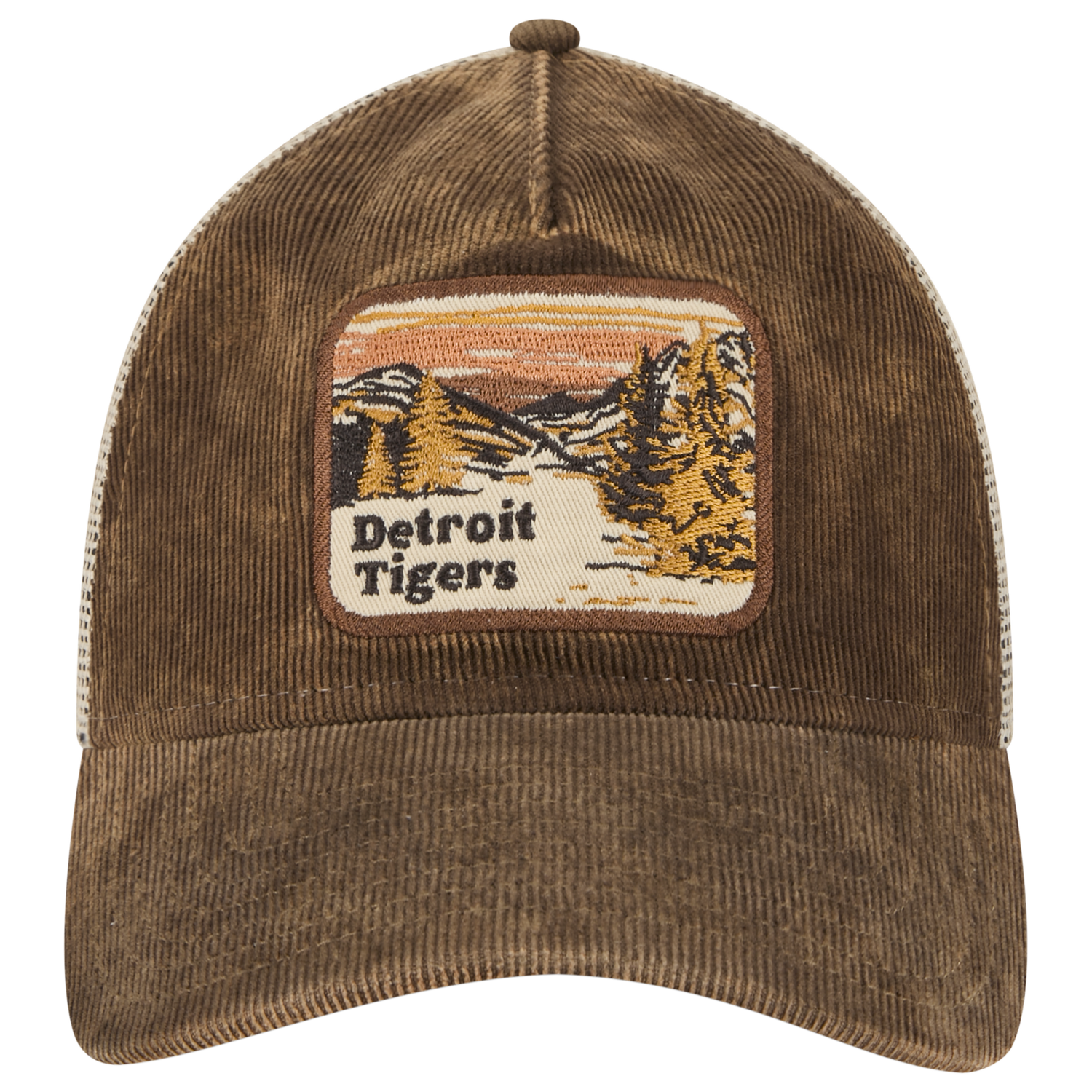 New Era Tigers Vintage Landscape Cap - Men's - Brown/White