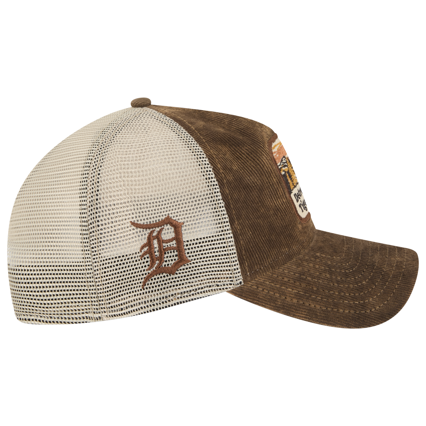 New Era Tigers Vintage Landscape Cap - Men's - Brown/White