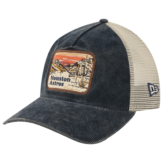 New Era Astros Vintage Landscape Cap - Men's - Navy/White
