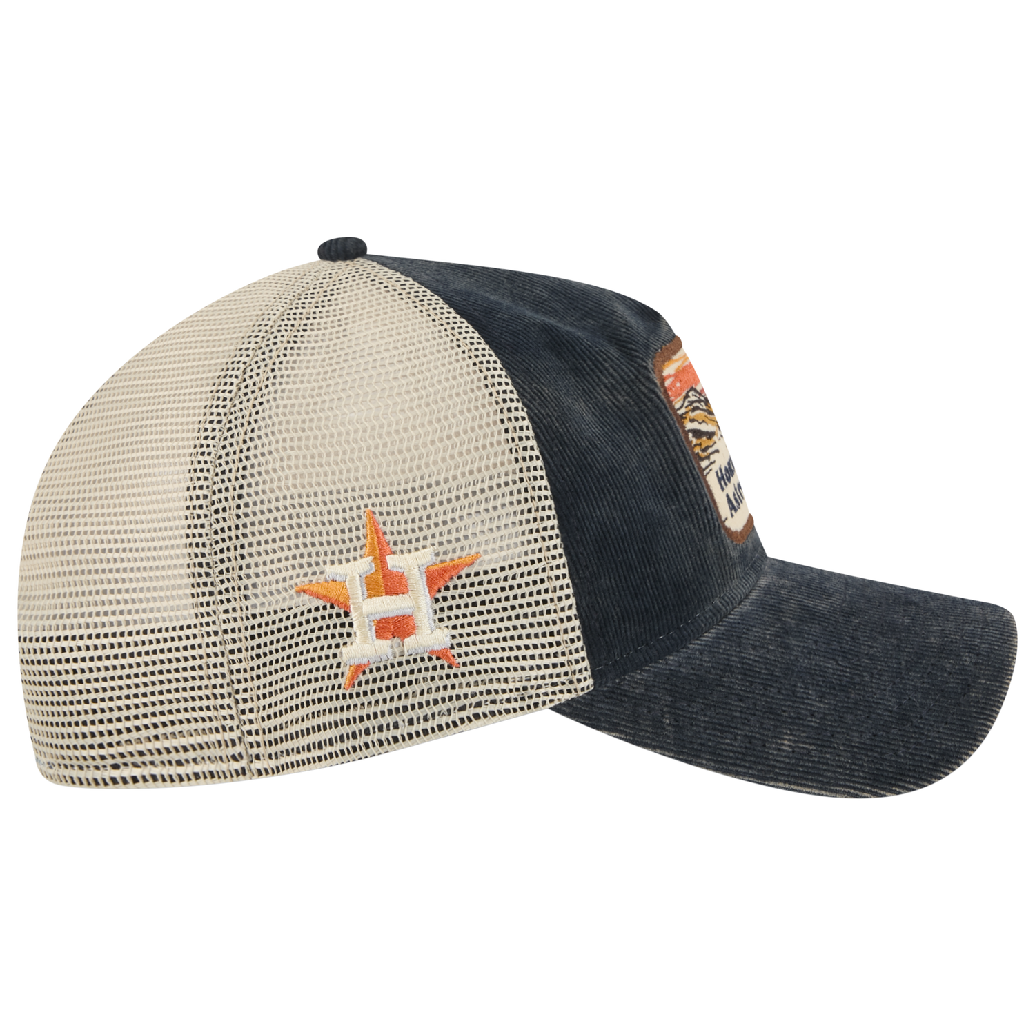 New Era Astros Vintage Landscape Cap - Men's - Navy/White