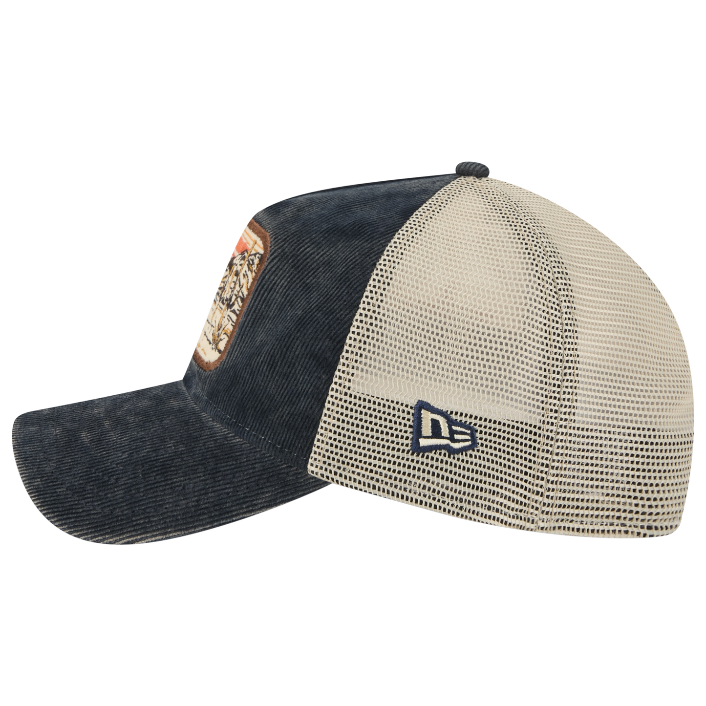 New Era Astros Vintage Landscape Cap - Men's - Navy/White