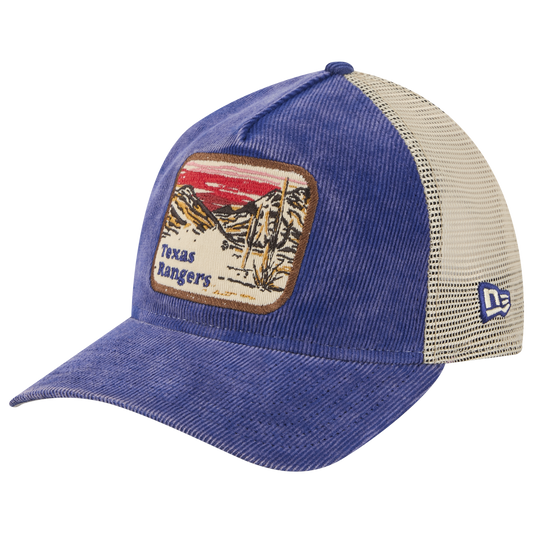 New Era Rangers Vintage Landscape Cap - Men's - Navy/White