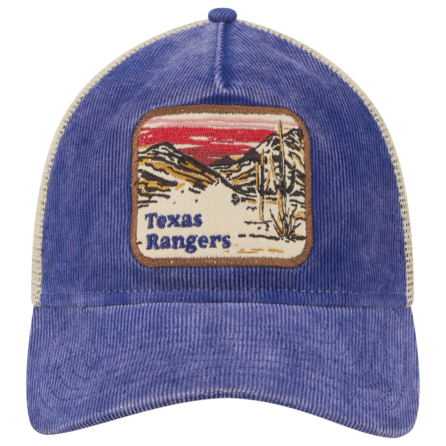 New Era Rangers Vintage Landscape Cap - Men's - Navy/White