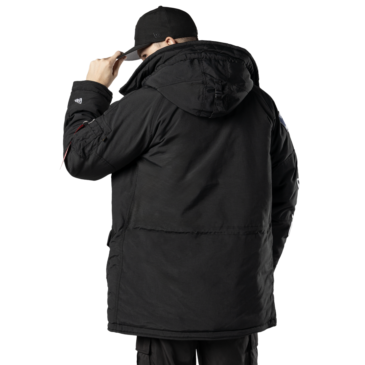 New Era Yankees Alpha Parka - Men's - Black/White