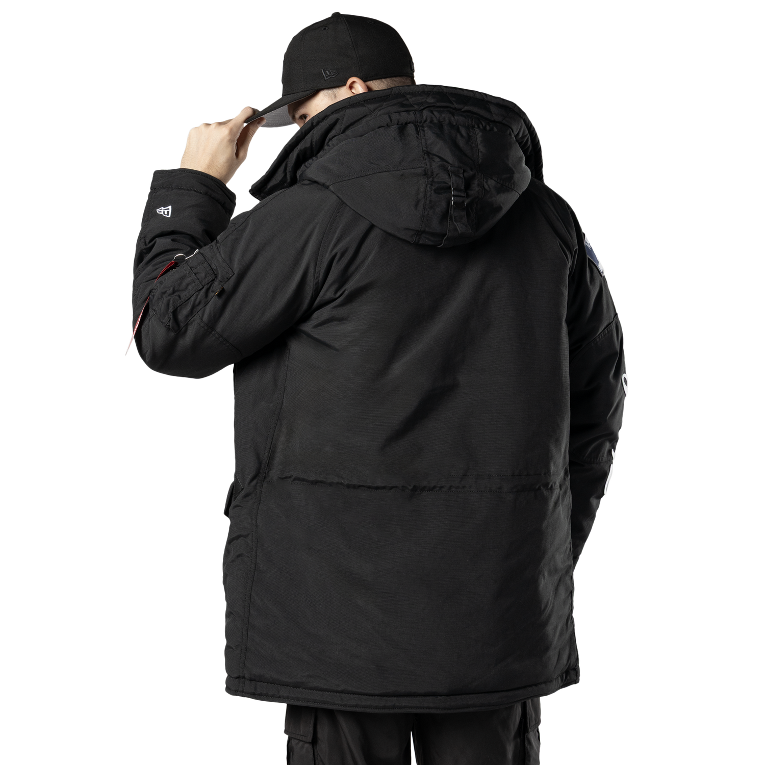 New Era Yankees Alpha Parka - Men's - Black/White