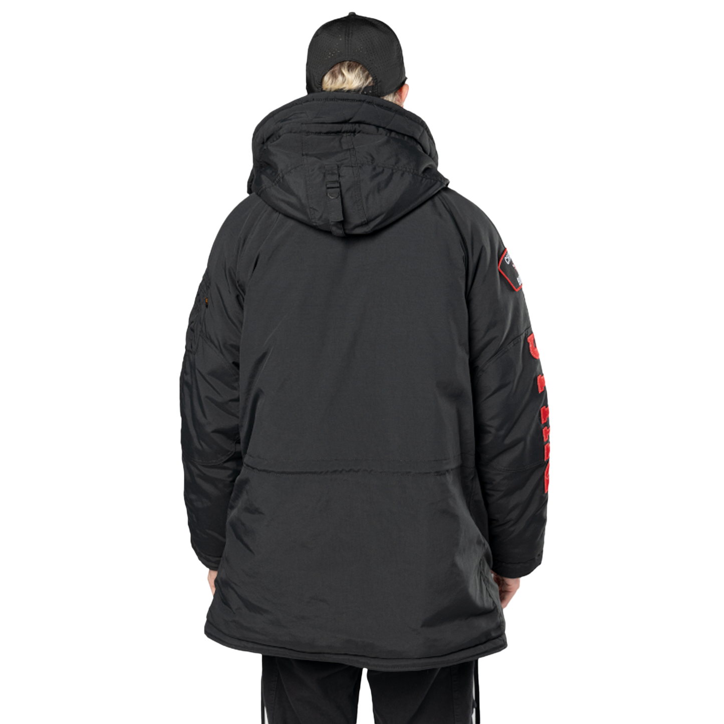 New Era Bulls Alpha Parka - Men's - Black/White