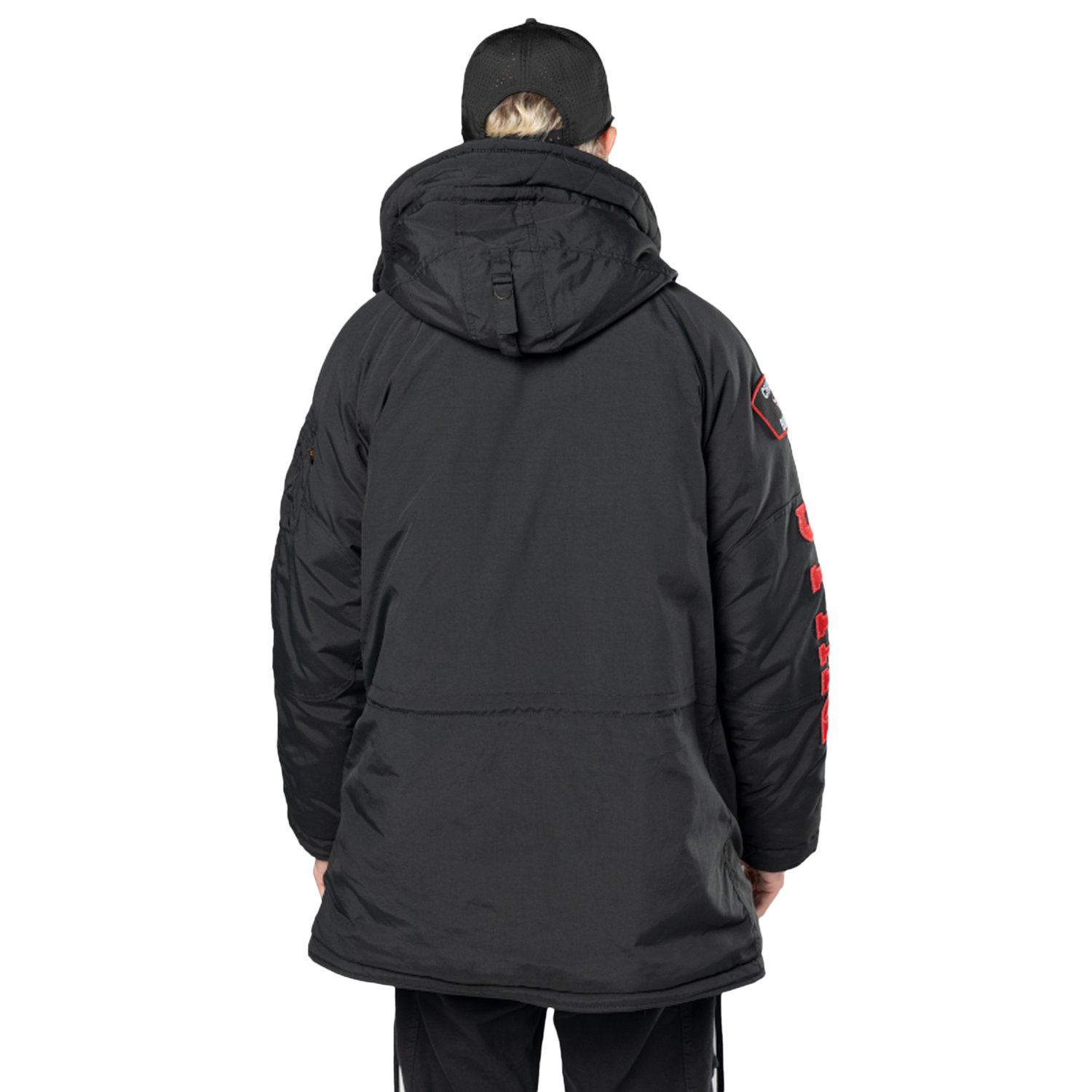 New Era Bulls Alpha Parka - Men's - Black/White